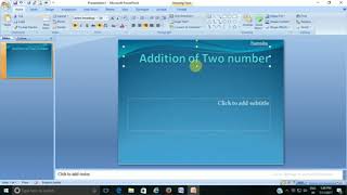 How to build calculator in PowerPoint