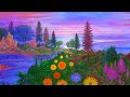 Infinite flowers zoomquilt  an infinitely zooming painting  10 hours 4k