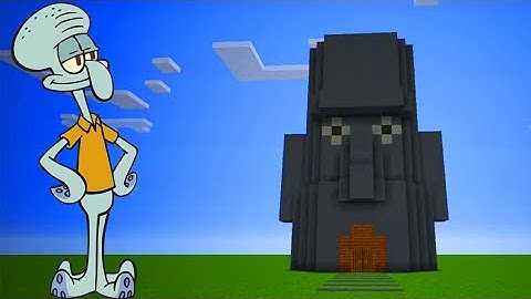 Minecraft Tutorial  How To Make Squidward House