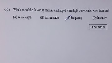 Waves & Oscillations | Problem 2 | IIT JAM BT 2019 solved | Qs. no. 25