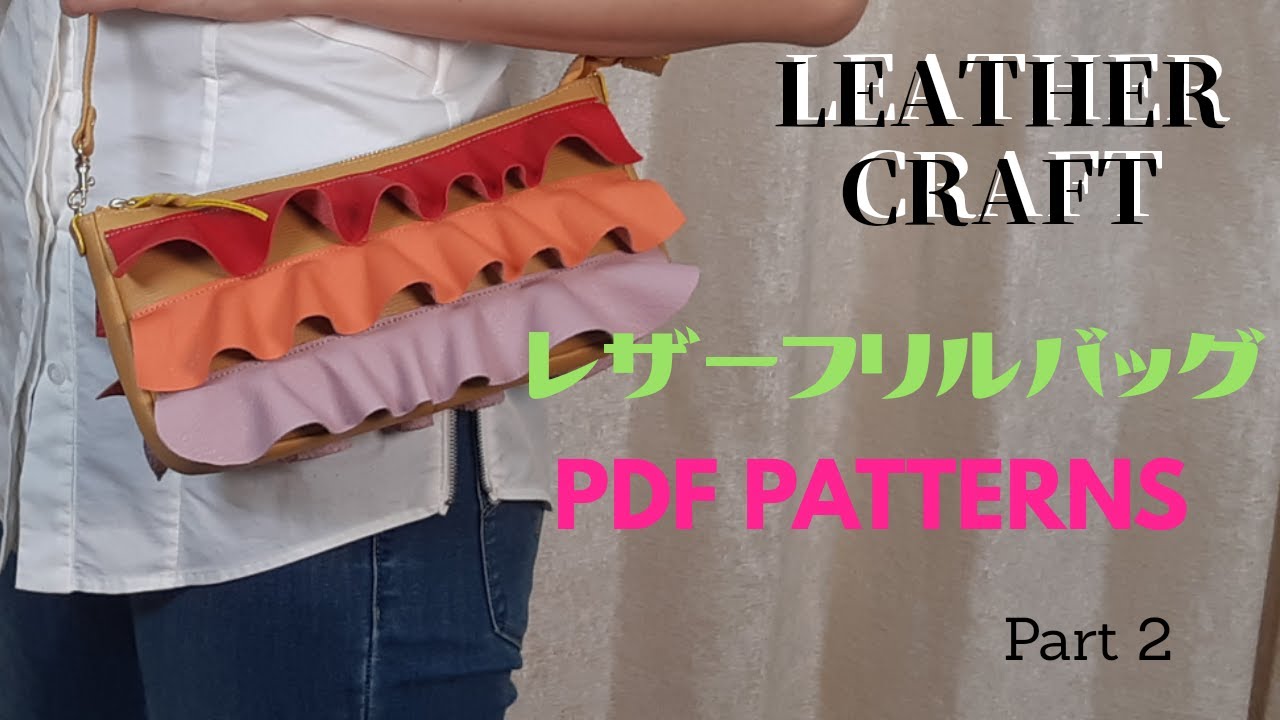 LUDLOW レザーフリルバッグ 中古・古着通販】LUDLOW (ラドロー) フリルハンドトートバッグ グレー