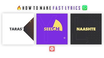 How To Make Trending Fast Lyrics & Shake Status Video Editing For Instagram / WhatsApp In Kinemaster