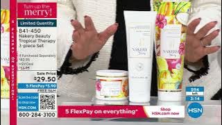 Nakery Beauty Tropical Therapy 3piece Set