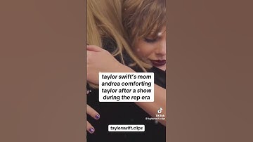 Andrea Swift hugging her daughter Taylor Swift #taylorswift #andreaswift #theerastour