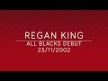 Regan King All Blacks debut 23/11/2002