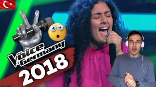 Italian Reaction to 🇹🇷 Halil Sezai - İsyan (Sinem Uraz) | The Voice of Germany Resimi