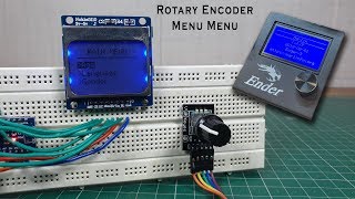 Arduino Rotary Encoder Nokia 5110 Display Main Menu