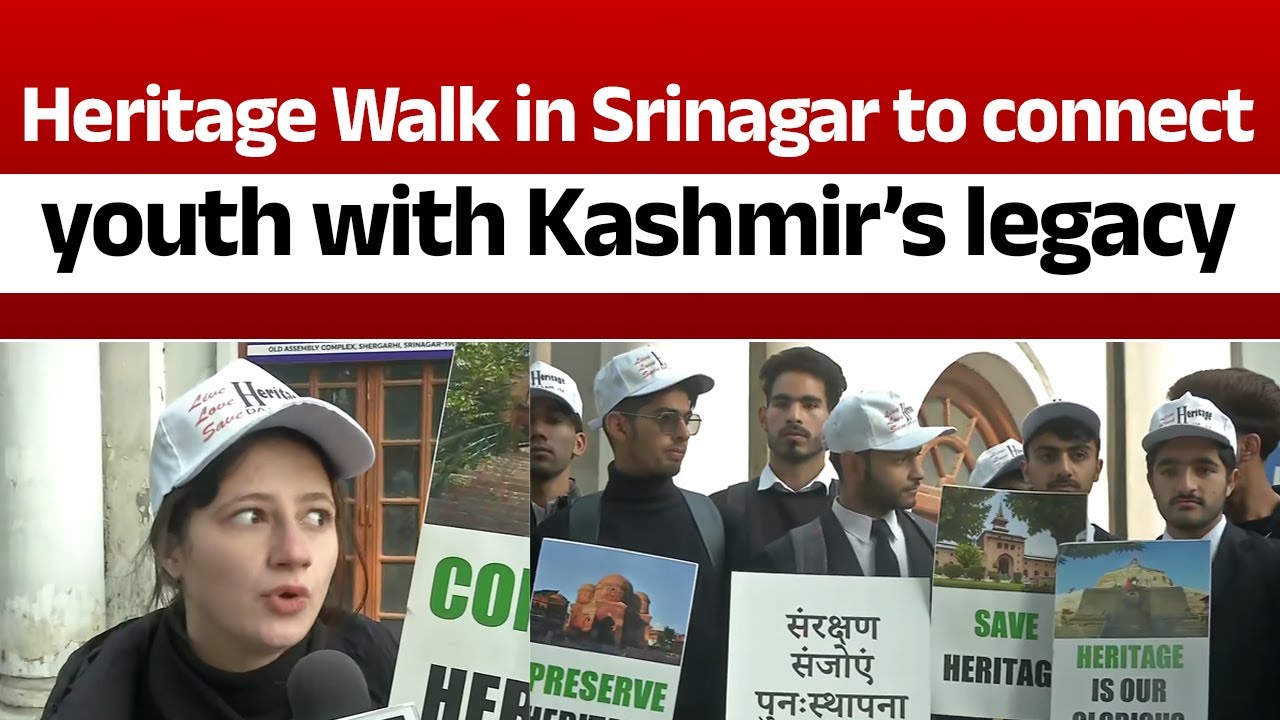 Srinagar Celebrates Heritage Week; DC Anshul Garg Leads Youth Walk