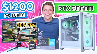 The BEST Gaming PC You Can Build for Under $1200! [Full Build Guide w/Benchmarks | RTX 3060Ti]