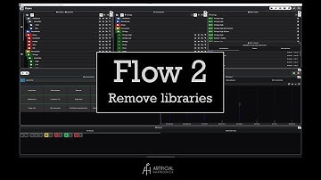 Flow 2 Tutorial I - How to remove libraries