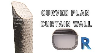 How to Create A Curved Curtain Wall In Revit