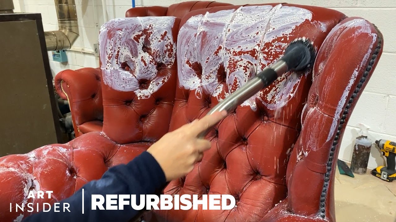 How Vintage Leather Furniture Is Professionally Restored | Refurbished