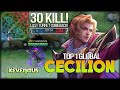 30 Kill Cecilion Inhuman Control. 1% Chance to Win? xεvεησυs Top 1 Global Cecilion - MLBB