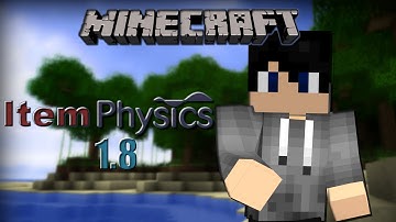 Minecraft Mod Showcase: Item Physics Mod! Drop Animations, 3D Items,and More! [1.8]