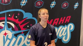 Omaha Supernovas' Sydney Hilley press conference, April 19