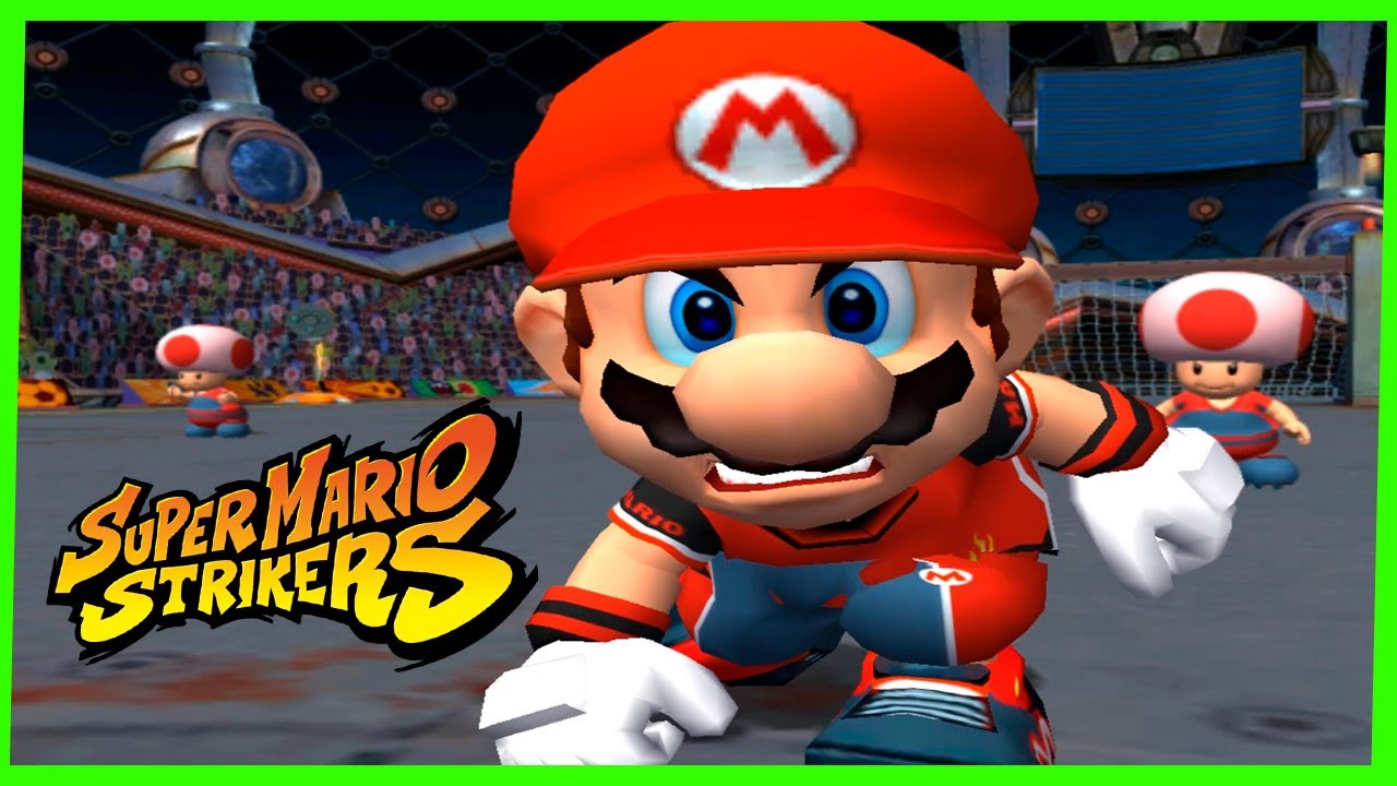 O JOGO DE FUTEBOL DO MARIO Super Mario Strikers Nintendo GameCube Gameplay  