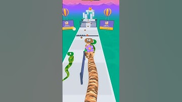 snake run race gameplay #shortvideo #gaming #snakerunrace