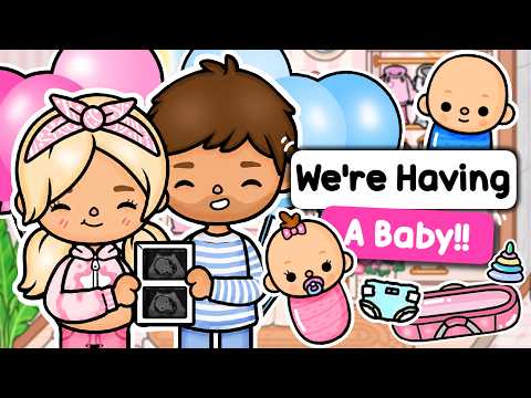 Fining out IM PREGNANT!?🍼| Voiced Toca Boca Family Roleplay