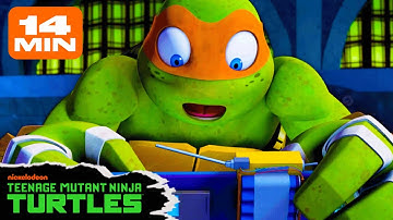 15 MINUTES of Mikey Using Social Media 📱 | Teenage Mutant Ninja Turtles
