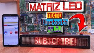 Pr#91 - Matriz LEDs con Bluetooth y RTC | Multi-Modo