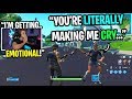 I accidentally made a girl cry in Fortnite random duos... (emotional)