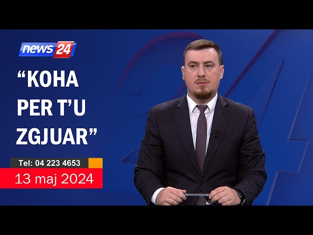 13 maj 2024 "Telefonatat e Teleshikuesve" në News24 - "Koha për t'u zgjuar" ne studio Klevin Muka