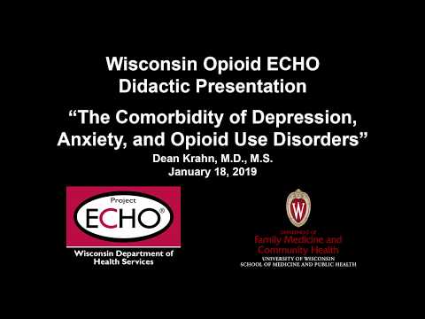 The Comorbidity of Depression, Anxiety, and Opioid Use Disorders - Dean Krahn, MD, MS by UW - Department of Family Medicine and Community Health