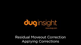 DUG Insight How-To: Correcting Residual Moveout (RMO) Part 3 - Applying Corrections