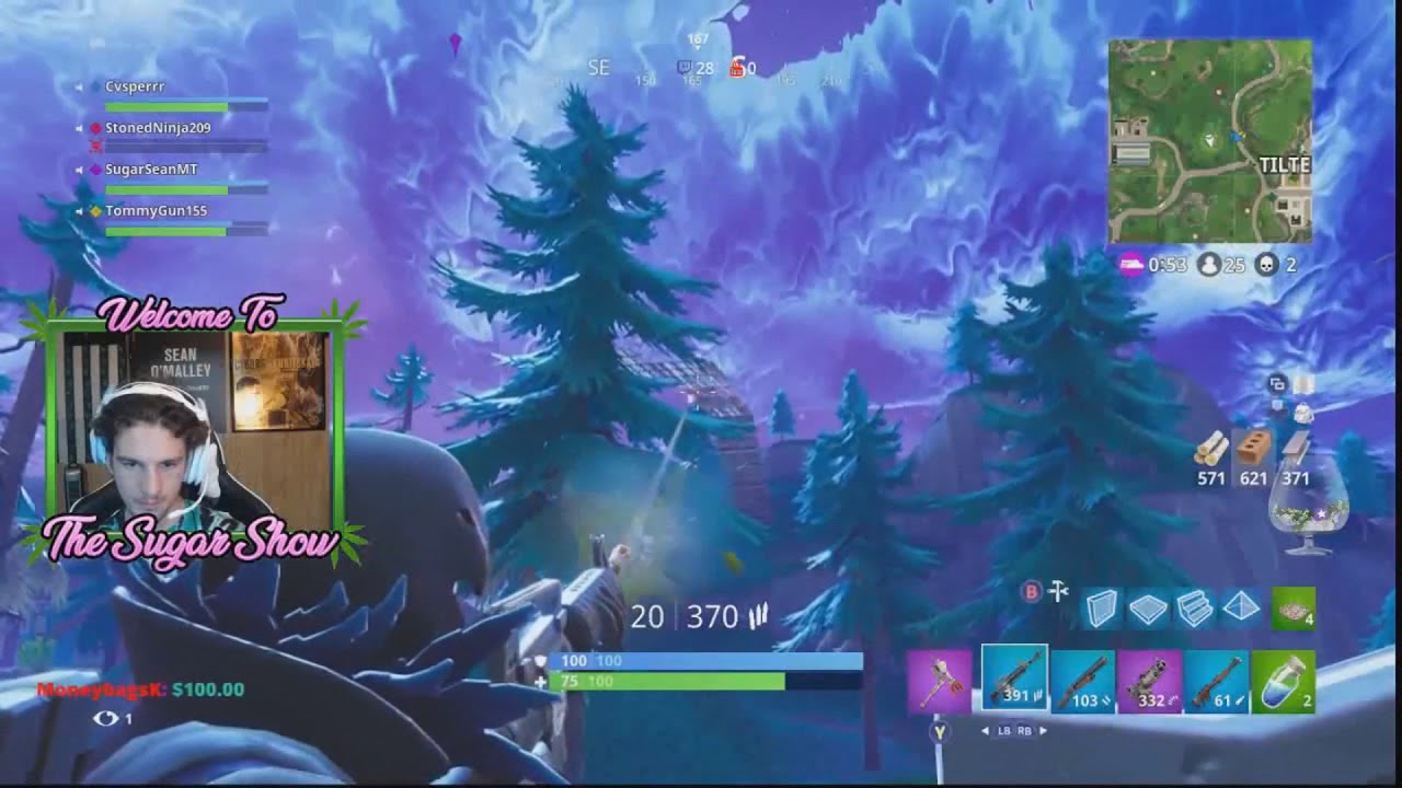 Sean O'Malley Fortnite w/Fans : Welcome to the Sugar Show