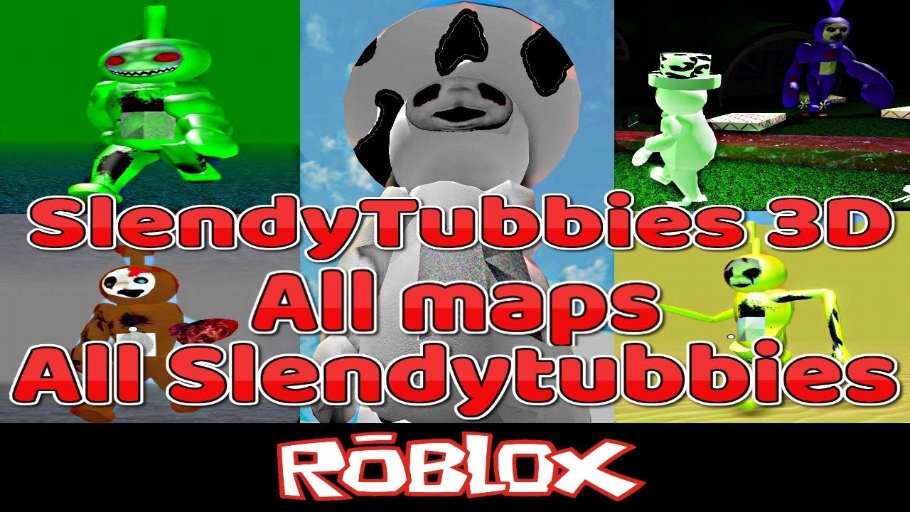 Slendytubbies 3 - All Monsters, Maps and screams 