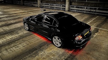 jaguar X Type with X-Lyte custom lighting