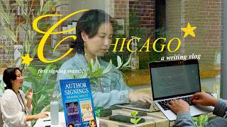 🌻 let’s go to my first official author event! // chicago author vlog
