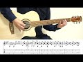 【TAB】Tears in Heven / Eric Clapton Solo Acoustic Guitar
