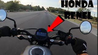First time ridding the Honda Rebel 300 on the Highway