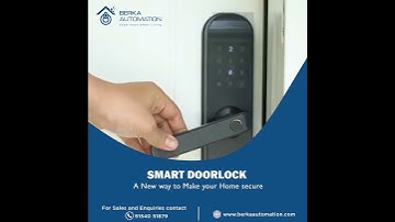 Home automation Smart Door lock| Smart Home Smart Live