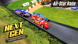 Disney Cars All-Star Race | Lightning McQueen, Doc Hudson \& More | Piston Cup Champions