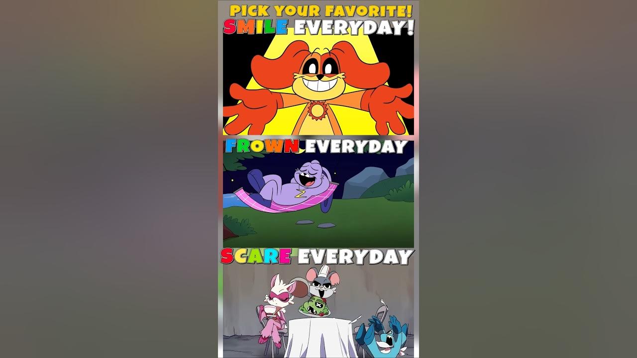 Smile X Frown X Scare Everyday! (Nightmare Critters Theme Song) DogDay Spot The Difference πΆβοΈ Smile X Frown X Scare Everyday! (Nightmare Critters Theme Song) DogDay Spot The Difference πΆβοΈ