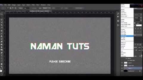 Photoshop Tutorial : Create a Attractive Retro VHS Text Effect