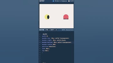 PACMAN USING CSS #CSSBATTLE
