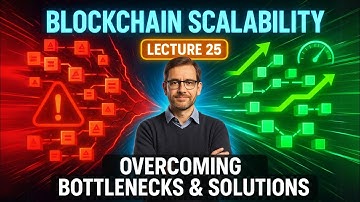 Lecture 25|Blockchain Scalability Issues & Solutions  Overcoming Bottlenecks