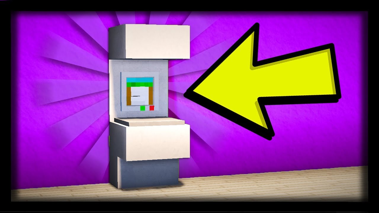 COMMENT FAIRE UNE BORNE D'ARCADE ULTRA RÉALISTE DANS MINECRAFT ? TUTO