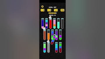 Color Water Sort 3D Level 507