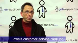 Lowe's Interview - Customer Service Associate