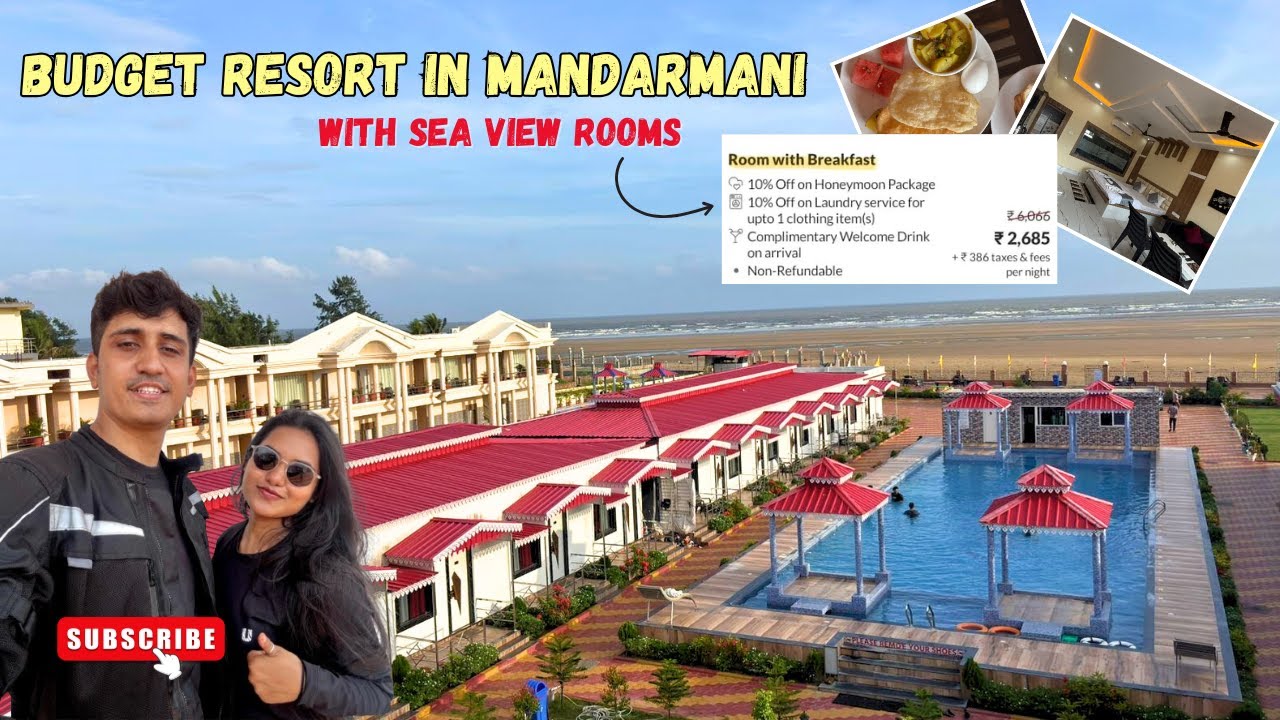 Luxurious Budget Sea Beach Resort in Mandarmani | Sea View Rooms | Swimming Pool | Private Beach