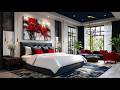 15 Classic American Blue, White, &amp; Red Color Theme Ideas for Modern Bedroom Decoration