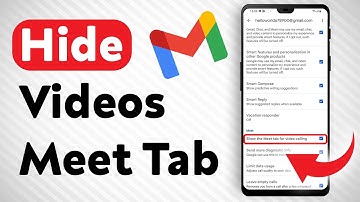 How To Hide The Meet Tab For Video Calling In Gmail ( 2023 ) : Full Guide