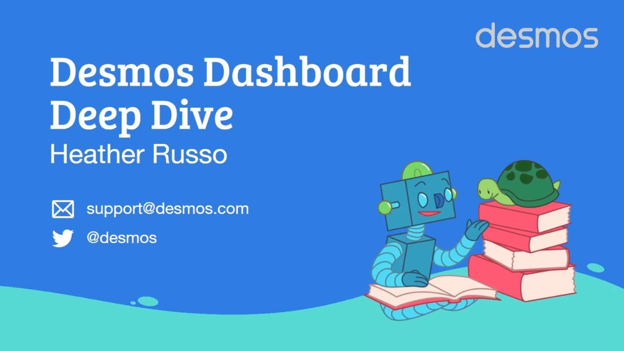 Desmos classroom dashboard deep dive summer 2022 youtube