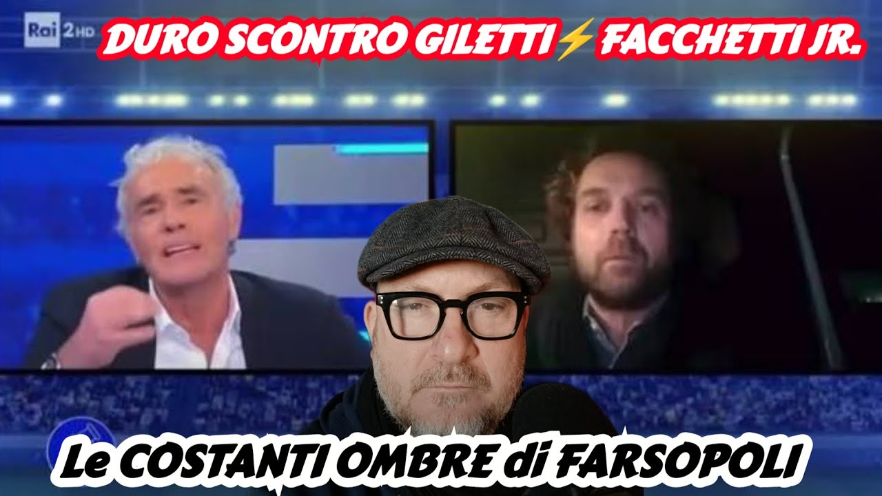 🚨BUFERA su Rai2 NEL PROCESSO AL 90°‼️DURO SCONTRO TRA GILETTI e FACCHETTI JR. SUL PADRE e CALCIOPOLI