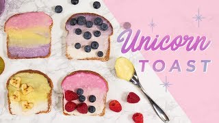 How to Make Unicorn Toast (Vegan) | CHEAP CLEAN EATS