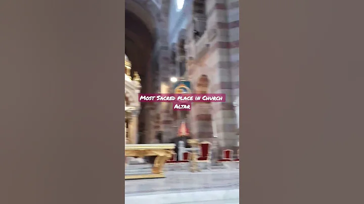 Most  Sacred place in church Altar NotreDame Basil...